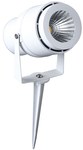 Reflektor ogrodowy LED ze szpikulcem VT-857 12W 720lm barwa światła:zielona obudowa:szara
