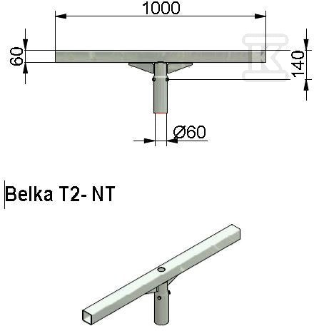 ZPU-Belka popRZECZNA NT T/2 1,0 m