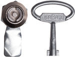 Zamek dwupiórkowy 3 mm (brak kluczyka w komplecie) LC-DBIT3-CS