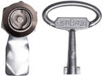 Zamek dwupiórkowy 3 mm (brak kluczyka w komplecie) LC-DBIT3-CS
