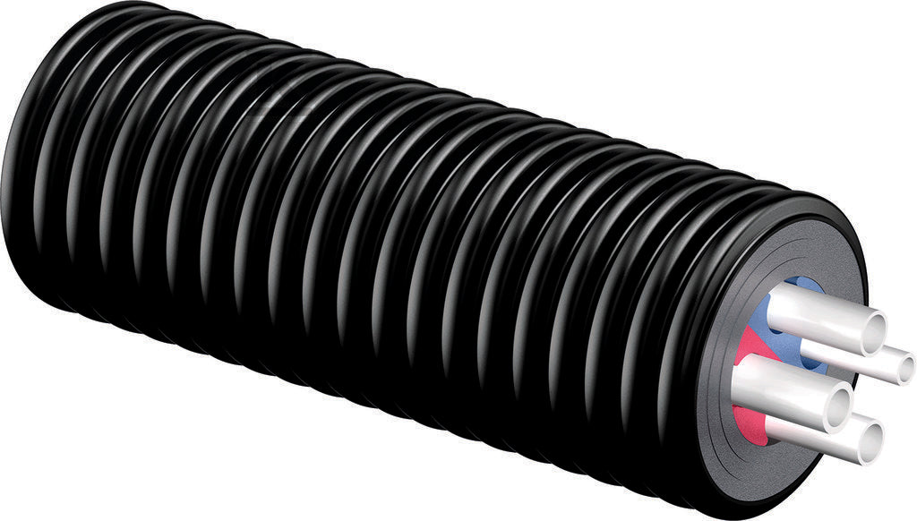 Rura preizolowana ECOFLEX Quattro 2x25x2.3-2x25x3.5/175