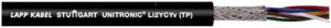 Przewód do transmisji danych A/C UNITRONIC® Li2YCYv (TP) 4x2x0,5, Giętki, PVC, ekran, odporny na UV,