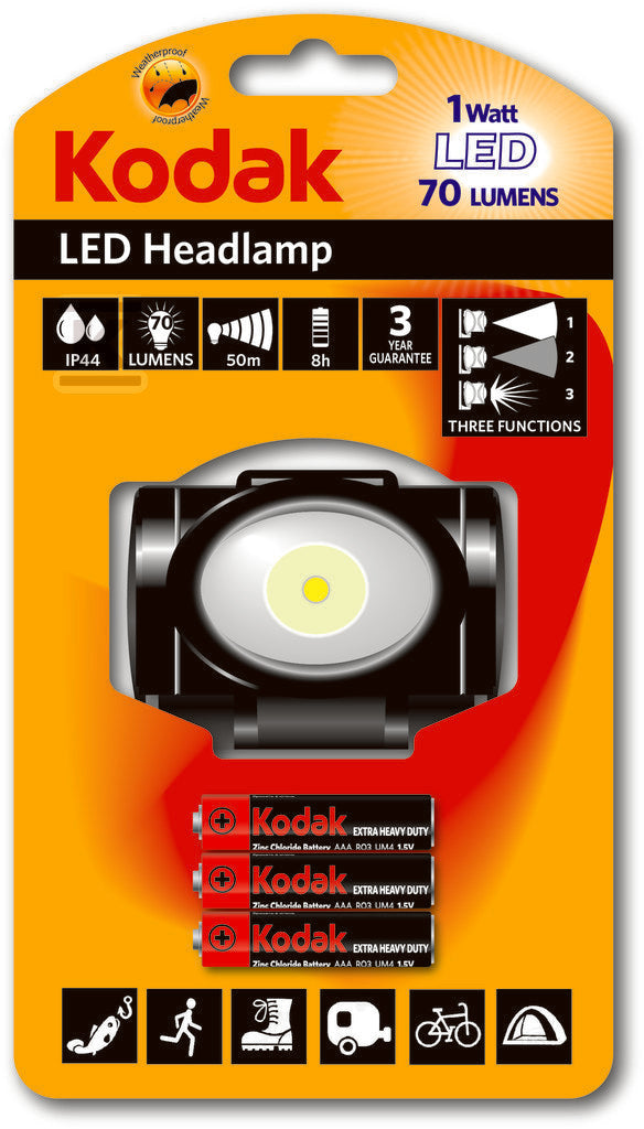 Latarka LED HL 150lm (czołowa) +3AAA (R03)
