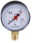 Manometr grzewczy RF80 rad 1/2" 0-4 bar
