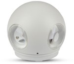 Kinkiet LED VT-741 6W 660lm 4000K IP65 biały okrągły