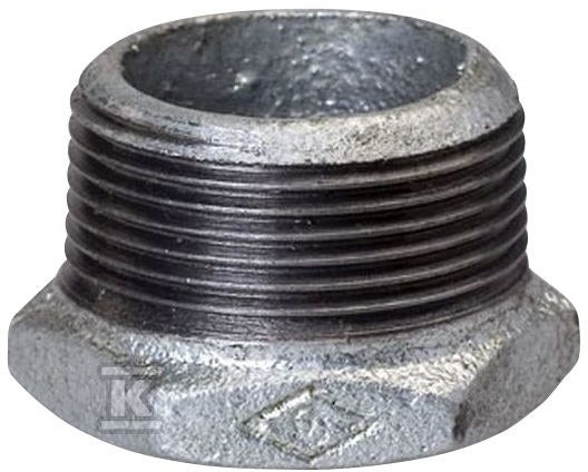 Redukcja nakrętno-wkrętna 2.5X2" ocynk N4, NR 45, NR 241R