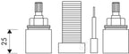 Zestaw przedłużający Hansgrohe Axor Starck chrom 96500000