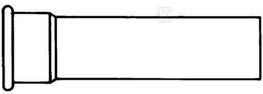 Rura Hansgrohe przedłużająca z kielichem 125 mm - chrom 53990000
