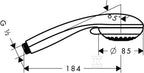 Główka prysznicowa Hansgrohe Crometta 85 Variojet DN15 chrom 28562000