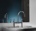 Bateria umywalkowa Hansgrohe Axor Montreux dwuuchwytowa z mostkiem, DN15 chrom 16510000
