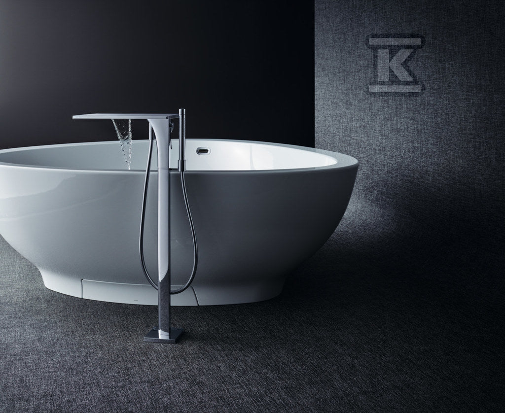 Bateria wannowa Hansgrohe Axor Massaud jednouchwytowa do montażu w podłodze DN15 chrom 18450000