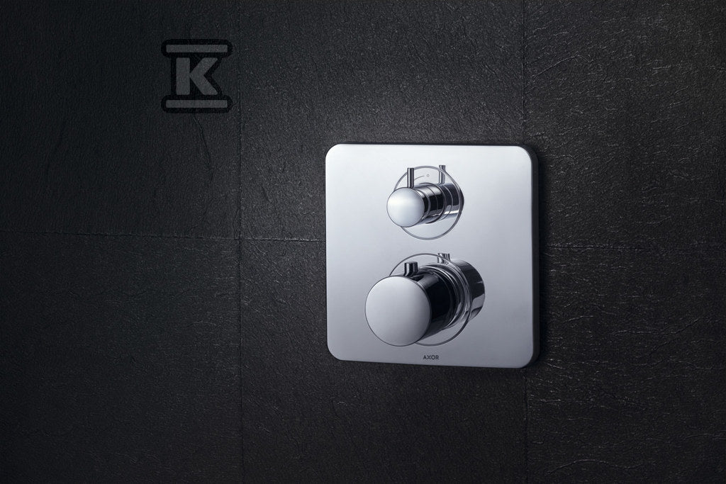 Bateria termostatowa Hansgrohe Axor Citterio M podtynkowa z zaworem odcinająco-przełączającym, element zewnętrzny chrom 34725000