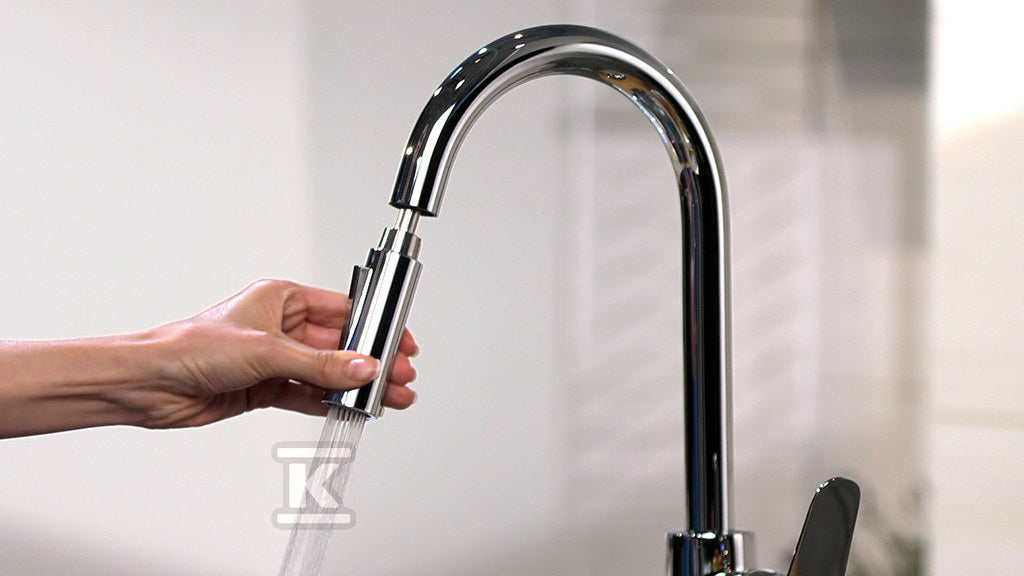 Bateria kuchenna Hansgrohe Focus jednouchwytowa z wyciąganą wylewką 31815000