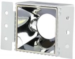 Oprawa puntkowa VT-875 GU10 kwadratowa biała chrom