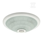 Plafon FOGLER DL-240O E27 2x40W, z czujnikiem ruchu, IP20, biały