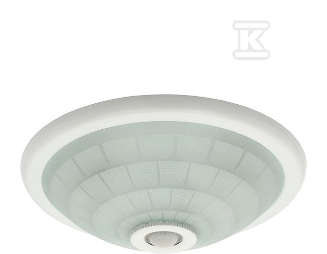Plafon FOGLER DL-240O E27 2x40W, z czujnikiem ruchu, IP20, biały