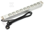 Listwa zasilająca do szaf rack (PDU) 19" 9x 2P+Z