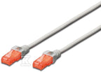 Patchcord RJ45/RJ45 U/UTP kat.6 szary 5m