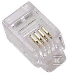 Wtyk RJ9 (4P4C) (w opak. 100 szt.)
