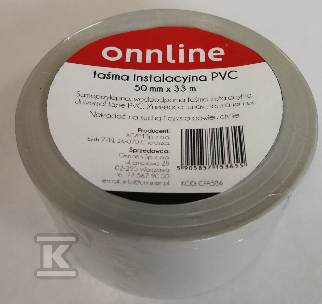 Taśma instalacyjna PVC 33m x 30mm Onnline