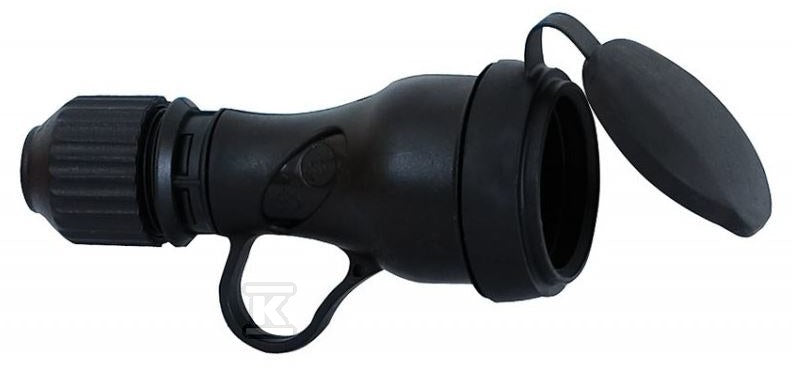 Gniazdo gumowe z uchwytem 16A 250V IP44, ONNLINE