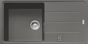 Zlewozmywak wbudowywany Fragranit+ Basis BFG 611-97 Kamienny Szary