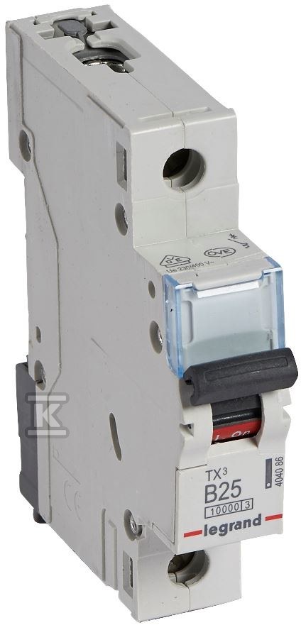 Wyłącznik nadprądowy S 311 1P B 25A 10000A TX3