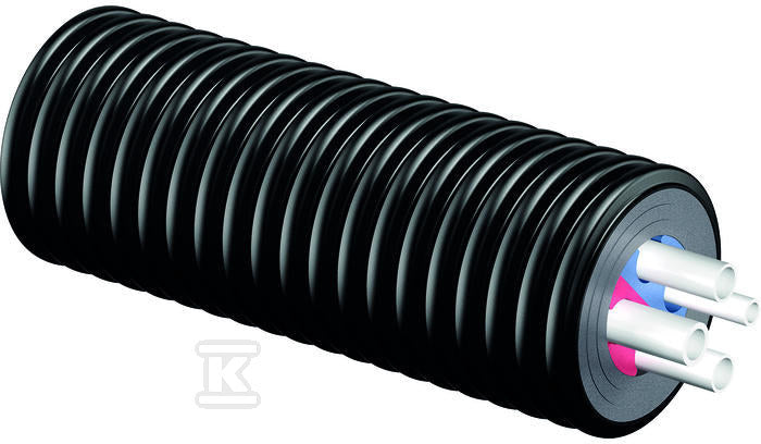 Rura preizolowana ECOFLEX Quattro 2x32x2.9-25x3.5-20x2.8/175