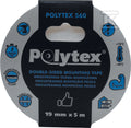 Taśma Polytex 560 dwustronna biała montażowa, 19 mm x 1,1 mm x 5 m