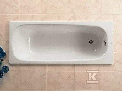 Wanna Continental 140x70 cm żeliwna emaliowana, dno antypoślizgowe, uziemienie. Zestaw nie zawiera nóg.