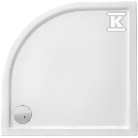 Brodzik 90x90x13 Granada Rondo Compact R-55, syfon w komplecie