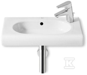 Umywalka ścienna Meridian 55x32 cm z otworem na baterię po prawej stronie
