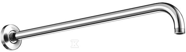 Ramię ścienne do głowic prysznic., 500, metal chrom