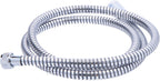 Wąż prysznicowy, wzmacniany, 1.5 m, gwint 1/2", chrom