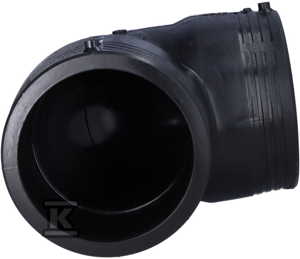 Kolano elektrooporowe 90ST. DN160 PE100, SDR11, PN10 gaz/PN16 woda