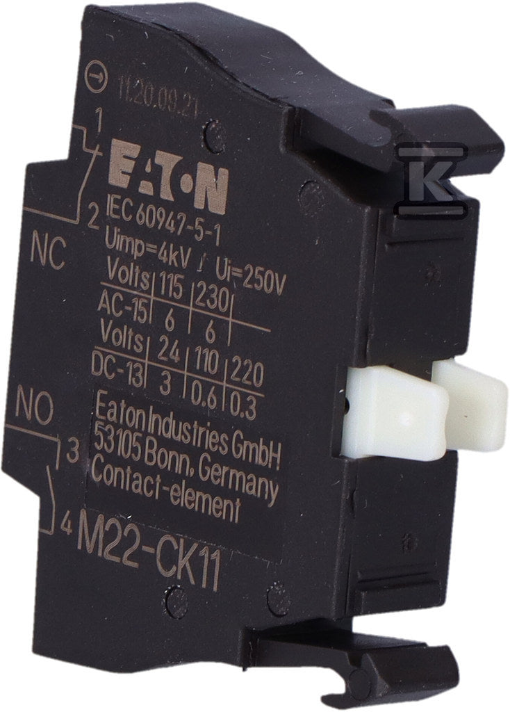 Element stykowy M22-CK11 1Z 1R montaż do adaptera M22-A