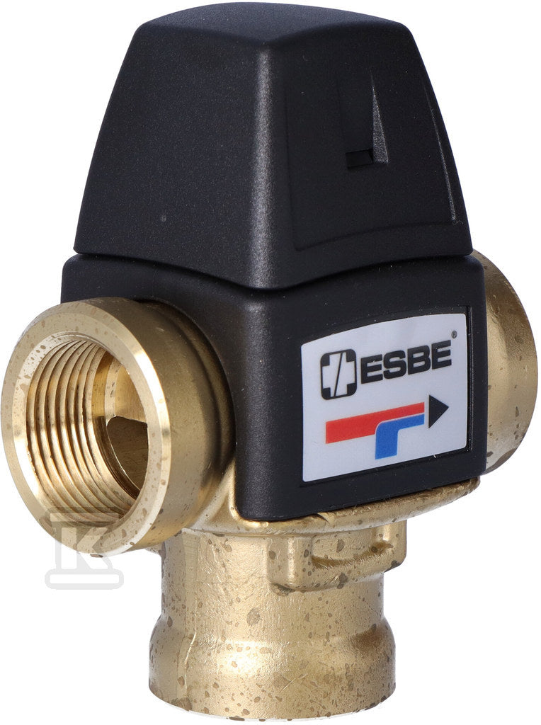 Termostatyczny zawór mieszający VTA321, regulator temperatury 20-43oc, KVS 1.6, 3/4" wewnętrzny