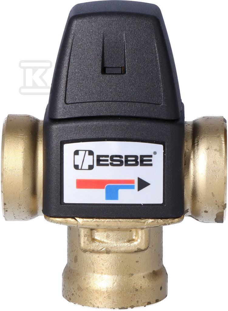 Termostatyczny zawór mieszający VTA321, regulator temperatury 20-43oc, KVS 1.6, 3/4" wewnętrzny