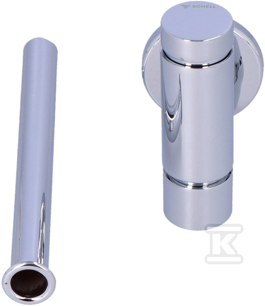 Spłuczka do pisuaru Schellomat Basic 1/2",chrom bez kurka odcinającego,łącznik wewnętrzn