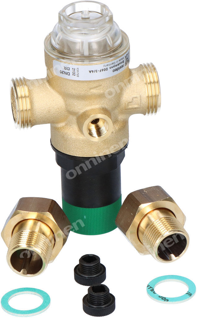 Regulator ciśnienia, ze śrubunkami, 1/2"