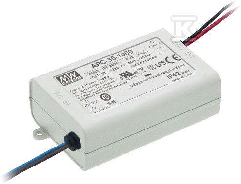 Zasilacz LED APC-35-1050, 35W 11~33V 1.05A