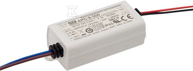 Zasilacz LED APC-8-350, 8W 11~23V 0.35A
