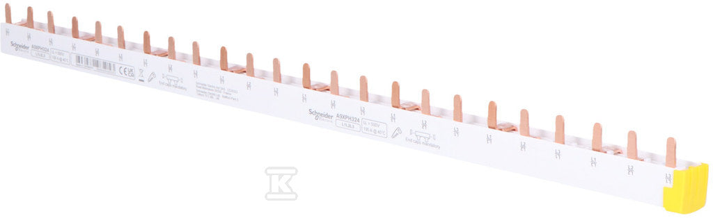 Szyna sztyftowa A9XPH324 100A 3-biegunowa 24 moduły