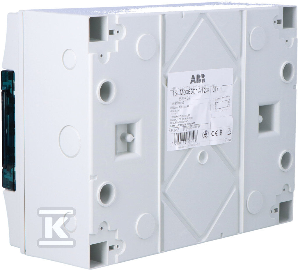 Rozdzielnica MISTRAL65 drzwi przeźroczyste 12 modułowa z listwą N+PE