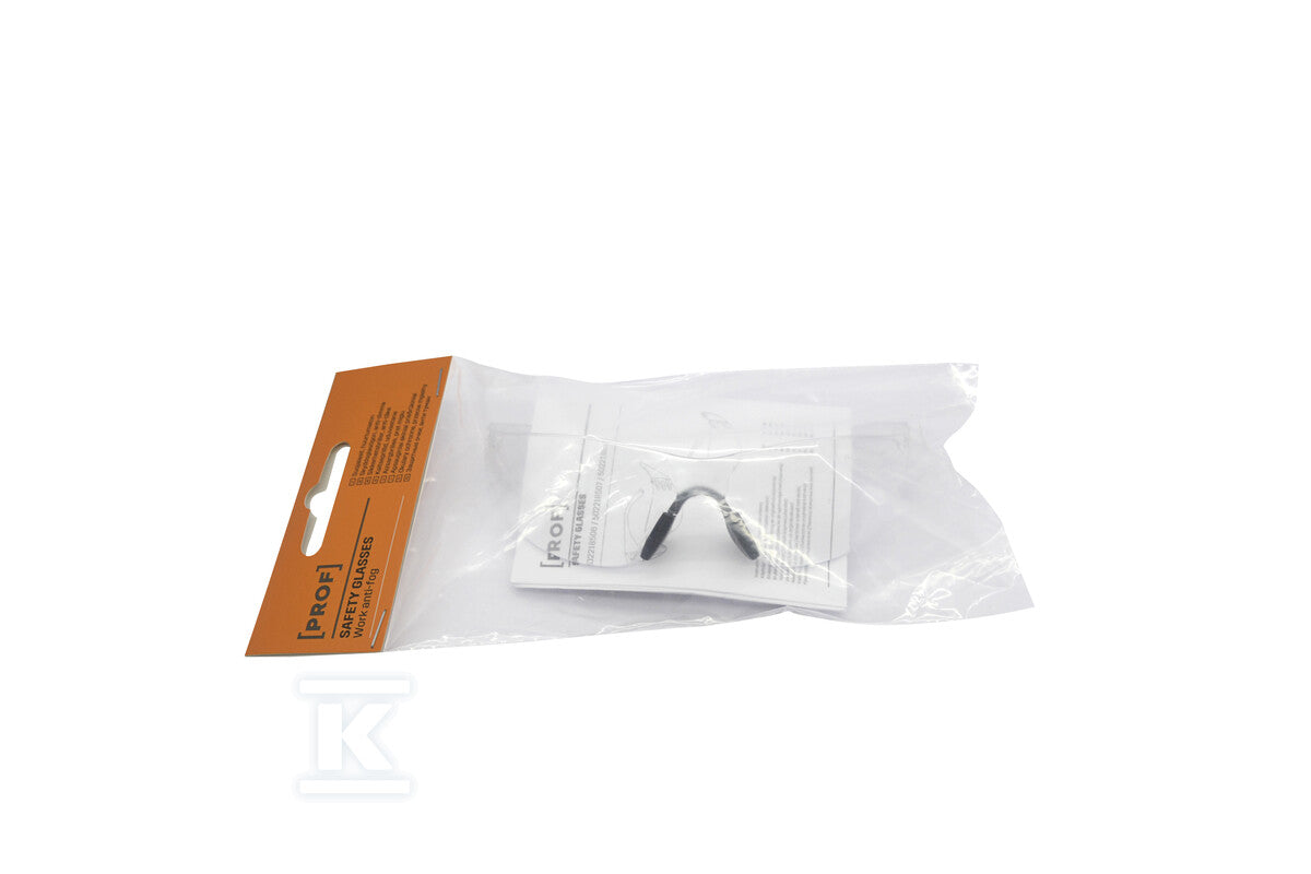 Okulary ochronne PROF WORK przeciwmgielne