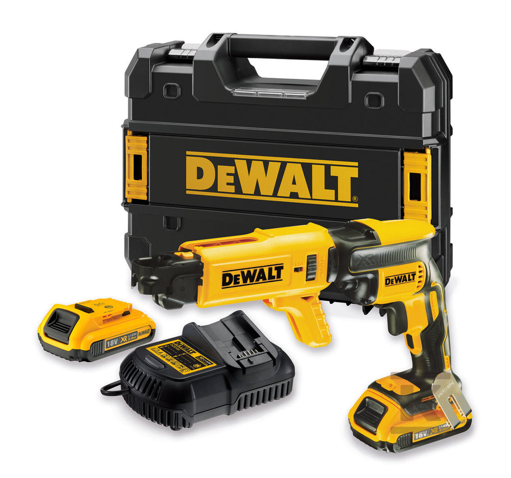 DeWalt 18V XR Wkrętarka do płyt k-g 2 X 2Ah