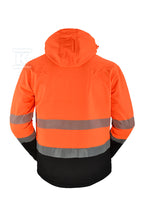 Kurtka softshell HI-VI (fluo) pomarańczowa M