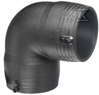 Kolano elektrooporowe 90ST. DN125 PE100, SDR11, PN10 gaz/PN16 woda