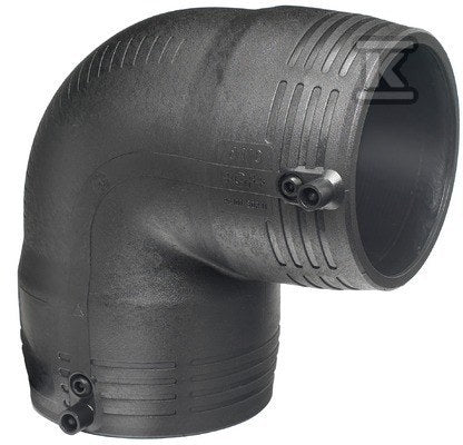 Kolano elektrooporowe 90ST. DN125 PE100, SDR11, PN10 gaz/PN16 woda