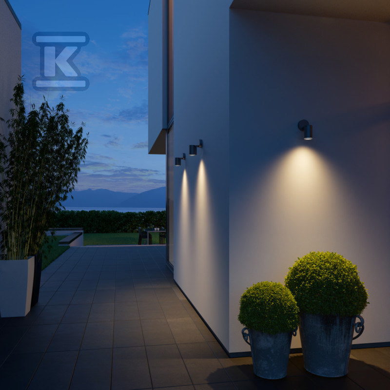 Naświetlacz LED Steinel Spot One Sensor bluetooth z czujnikiem zmierzchu 6,7W 3000K 520lm IP44 GU10, antracyt